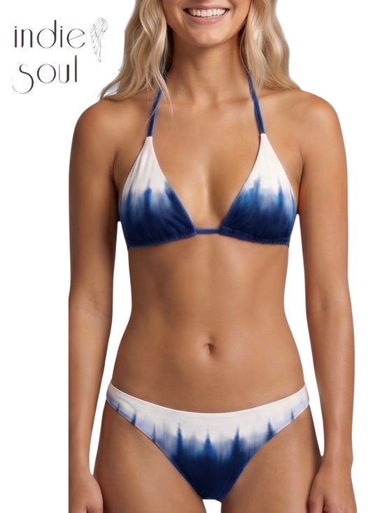 Indie Soul Other - new Tie-Dye Triangle String Bikini (Top Small/ Bottoms Medium)